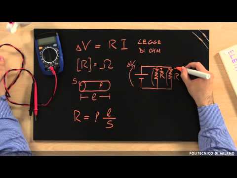 Leggi di Ohm e legge di Joule - parte1 (Davide Contini)