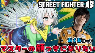 先日の対戦会で思った事 - 【 スト6 】あくあコーチ、マスターで戦えるようになりたいです・・・【ソフィア・ヴァレンタイン/にじさんじ】