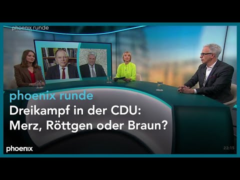 phoenix runde: Dreikampf in der CDU – Merz, Röttgen oder Braun?