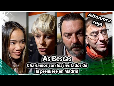 AS BESTAS | Marina Foïs y Denis Ménochet asistieron a la premiere de la película en Madrid