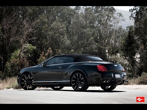 Modified Bentley Continental GTC on 22" Monoblock Lexani Wheels