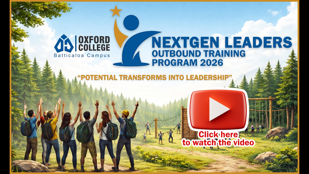 NextGen Leaders – Outbound Training Program 2026!