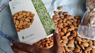 Solimo Premium Almonds Unboxing