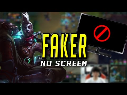 Faker Plays Without Screen - Faker's Stream Highlights (TRANSLATED)