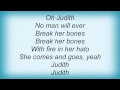 Cult - Judith Lyrics