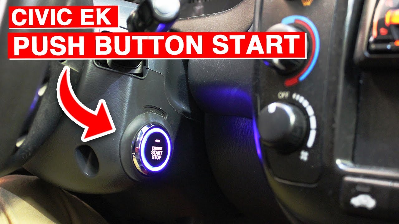 Installing Push Button Start To Project Civic EK