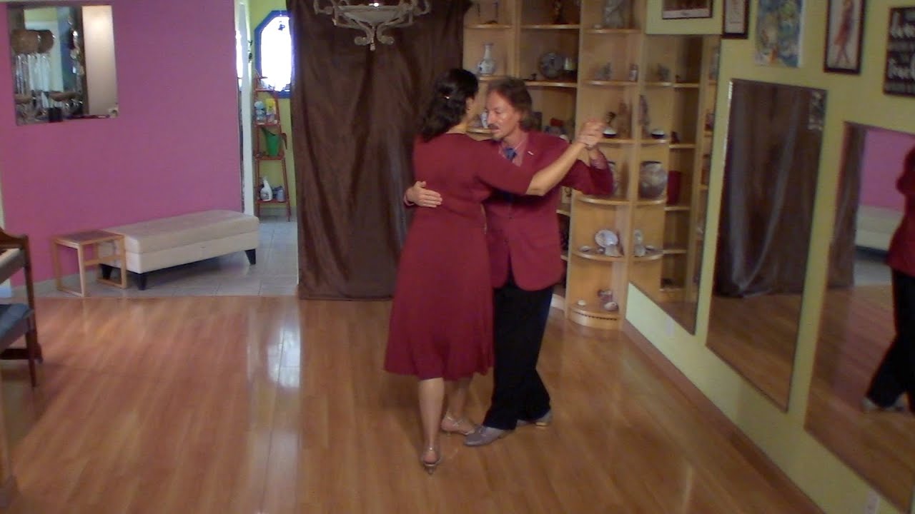 Argentine Tango dancing with Mimi at Enchanted Tango Home 26
