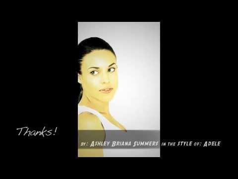Someone Like You - Adele - Studio cover by Ashley Summers (Student Mix: A.R.)