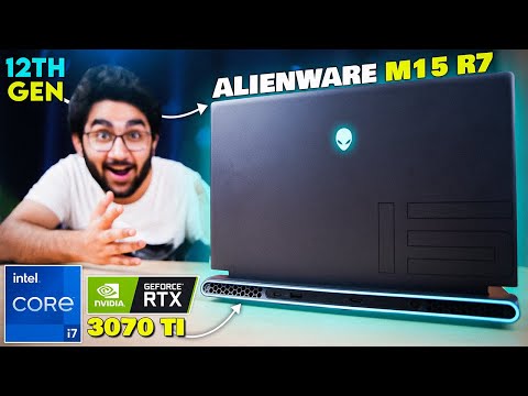 Dell alienware m15 r7 gaming laptop, 16.1 inch