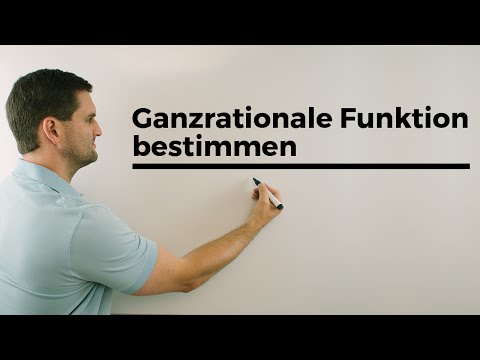 Ganzrationale Funktion bestimmen, Ablauf, Steckbriefaufgaben, Rekonstruktion von Funktionen