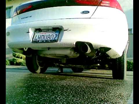 A 1999 Ford Escort SE (after), Magnaflow Muffler -closer take