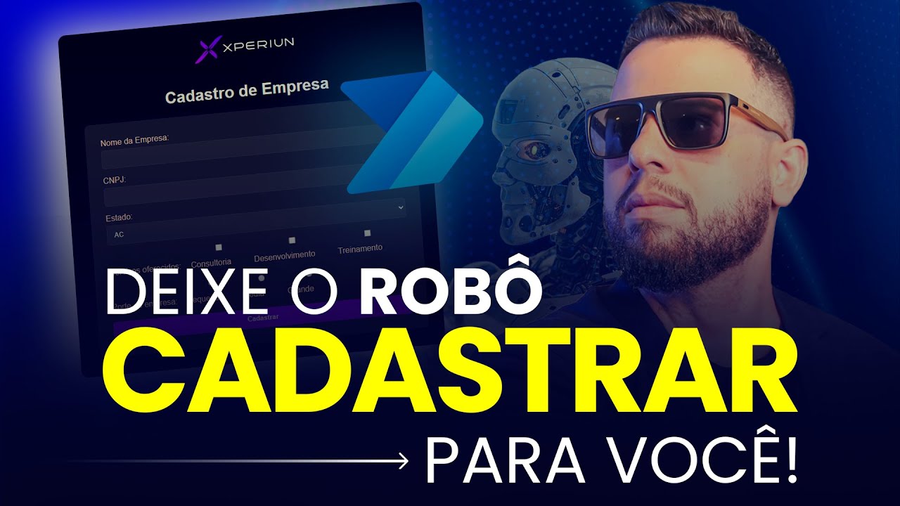 Nunca mais faça cadastramento manual na Web  | Power Automate Desktop