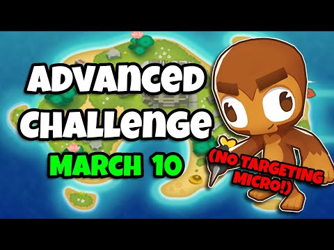 BTD6 Advanced Challenge | The Power of Dart Monke | 10.03.2023 [No Targeting Micro!]