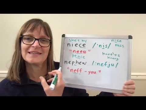 How to Pronounce Niece and Nephew