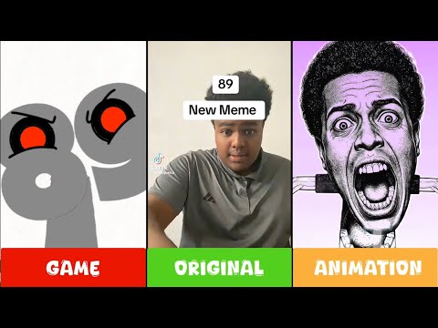 MY SPRUNKI OC: 89 (Game Vs Original Vs Animation) 