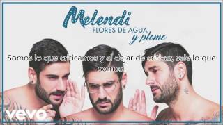 Flores de Agua y Plomo (Melendi) Lyrics
