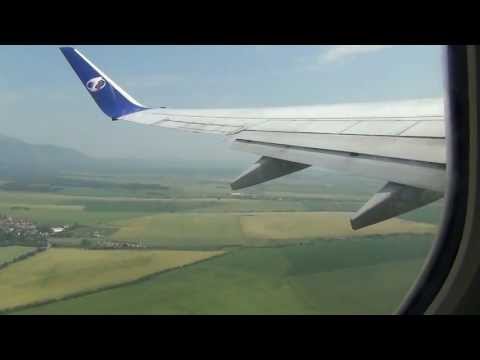 Travel Service OM-TVA Boeing 737-800 take off from Poprad - Tatry