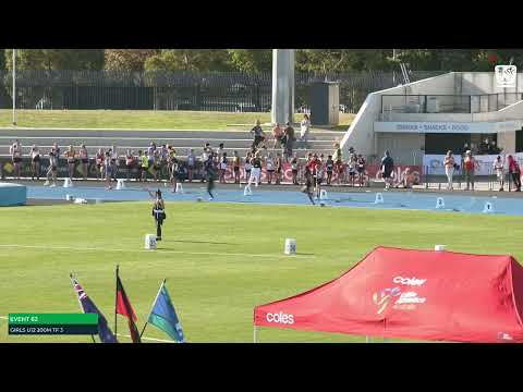 Girls U12 200m Timed Final 3: 2022/23 State Track and Field Championships