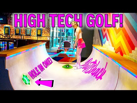 Crazy HIGH TECH Mini Golf!