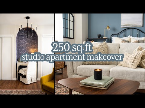*TINY* Studio Apartment Makeover In Studio McGee Style