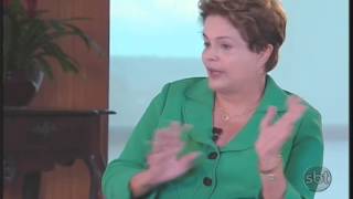 Presidente Dilma Rousseff concede entrevista exclusiva ao SBT - bloco 02