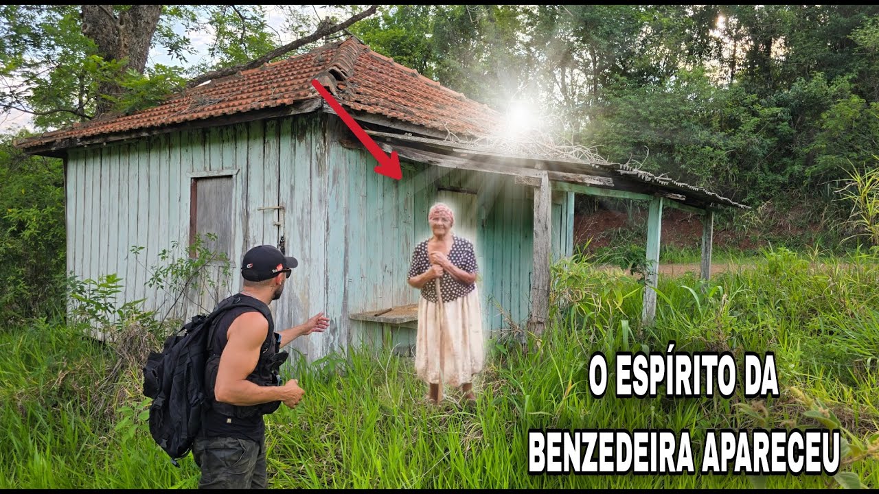 A BENZEDEIRA APARECEU NA FRENTE DA CASA ASSOMBRADA - SPIRITBOX