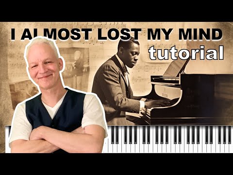 I Almost Lost My Mind, Easy Blues in C, Piano Tutorial (2024)