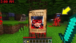 Download lagu I FOUND LADYBUG IN THE FOREST AT 3 AM IN MINECRAFT! 😱😭 | MISS CAT SAVES EVIL LADYBUG mp3