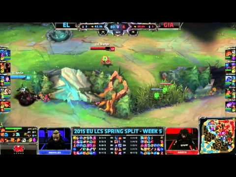 EU LCS Spring 2015 Highlights : Elements vs Giants (W5D1)