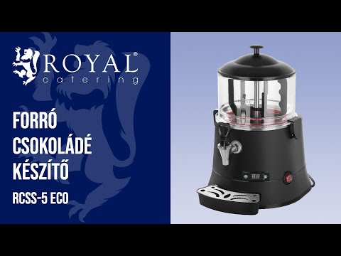 Videó - Forró csokoládé készítő - 5 liter - LED kijelző