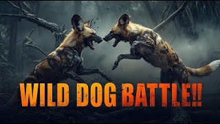 Wild Dog Battle l Epic Jungle Fight for Survival | Ep.2 ( sub korean : 야생 개들의 전투)