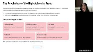 Breaking the impostor cycle