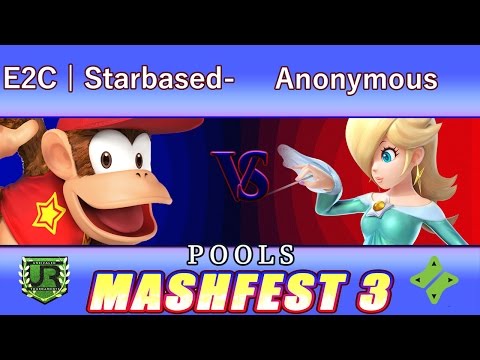 Mashfest 3  POOLS - E2C | StarbasedFruit (Diddy Kong, Luigi) vs Anonymous Moniker (Rosalina)