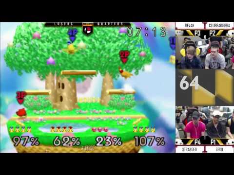 LGB - Zero (1P) Stranded (4P) Vs. Revan (3P) Clubbadubba (2P) SSB64 - Losers Quarters