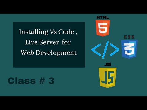 Html Tutorial Installing Vs Code Live Server Web Development Tutorials 3