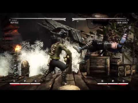 Mortal Kombat X reptile (nimble) combo video