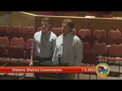 7.6.2022 Historic District Commission