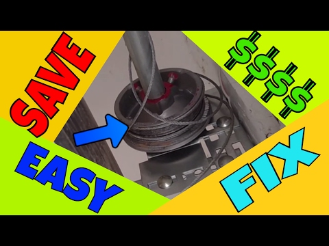 🆕 Garage Door Cable Off | EASY FIX!!