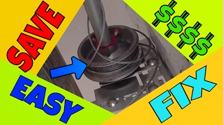 🆕 Garage Door Cable Off | EASY FIX!!