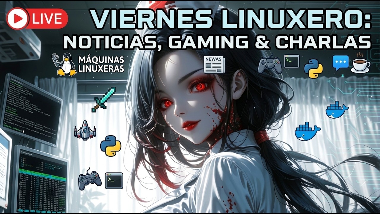 Noticias Linuxeras, Gaming y Charla de Viernes | Máquinas Linuxeras