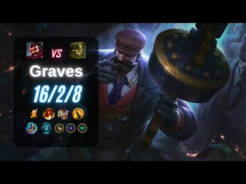 GRAVES JUNGLE vs IVERN - EUW LoL Challenger Patch 13.20