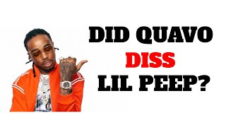 Did Quavo diss Lil Peep on his song &quot;Big bro&quot;?