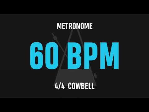 60 BPM 4/4 - Best Metronome (Cowbell)