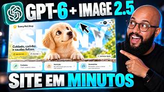 GPT-6 ASTRA + Image 2.5 é ASSUSTADOR: Criei um SITE ANIMADO em 10 MIN