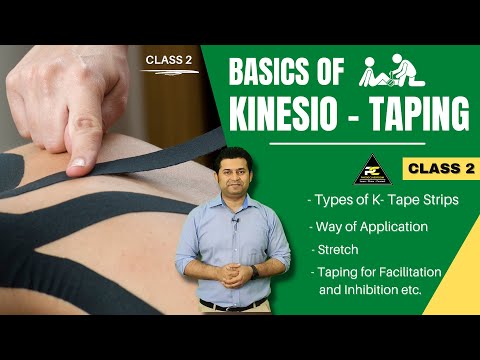 BASICS OF KINESIO-TAPING : ALL YOU NEED TO KNOW - CLASS 2 ( TYPES, APPLICATION, METHODS etc.