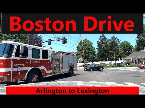 Boston Drive: Mass Ave, Arlington to Lexington