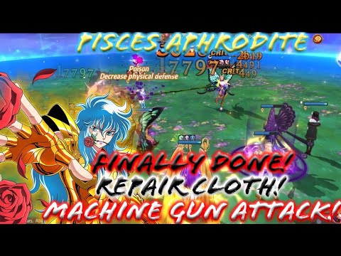 Saint Seiya: Awakening - Finally My Pisces Aphrodite Repair Cloth is Done! Too OP! Let's Try at PvP!