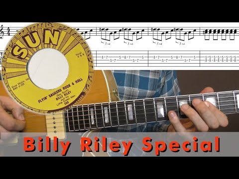 Rockabilly Guitar Lesson - Billy Riley Special - Red Hot and Flying Saucers