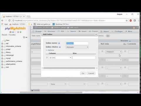 REST API Development Part 5 Create dataBase and tables