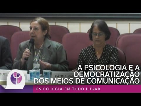 A PSICOLOGIA E A DEMOCRATIZAÇÃO DOS MEIOS DE COMUNICAÇÃO